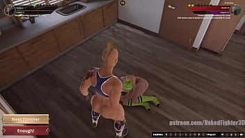 Mo vs francine nf3d femdom combat sexfight