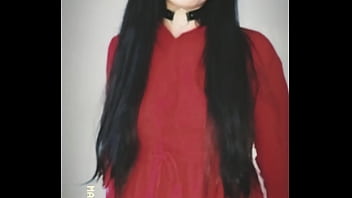 Lammy pixel lady in red