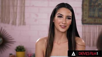 Busty girl gets fucked by her new lesbian friend