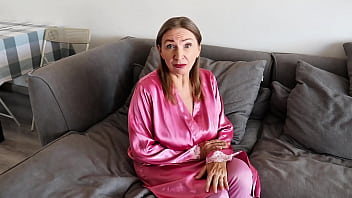 You caught your stepmom horny but the truth is she's a futanari