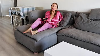 You caught your stepmom horny but the truth is she's a futanari