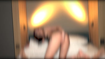 Excited chinese student returns home