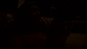 Very hot blonde milf bangs by the pool