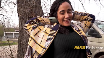 Beautiful brazilian babe picked up on the street