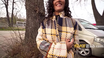 Beautiful brazilian babe picked up on the street