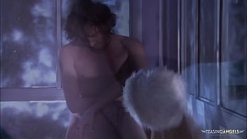 Lucky guy slams this gorgeous blonde babe senseless in this winter fairy tale