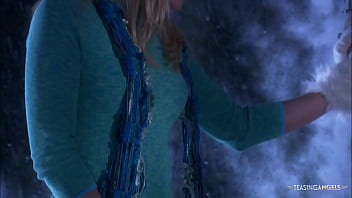 Lucky guy slams this gorgeous blonde babe senseless in this winter fairy tale Lucky guy slams this gorgeous blonde babe senseless in this winter fairy tale
