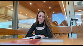 The library girl flirt with me and wants my dick so bad The library girl flirt with me and wants my dick so bad