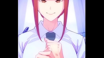 Handjob by sexy anime girl