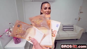 Money talks gorgeous maid from laundry to riding hard