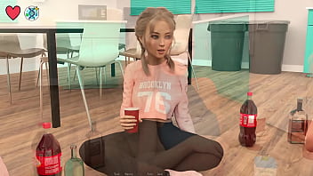 Elmwood university #18 truth or dare gets naught small tits blonde college girl loves neck kisses