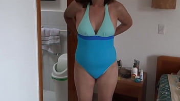 I return from the beach excited and masturbate stepson records me and asks me to urinate