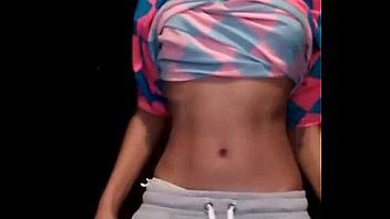 Shy girl spoting her ass and tits to her bf