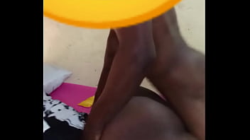 Big black bubble booty bouncing on a black dick
