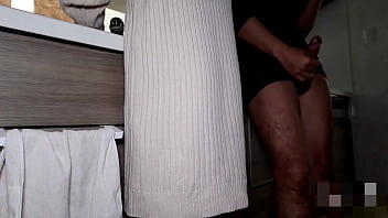 キッチン生中出し。