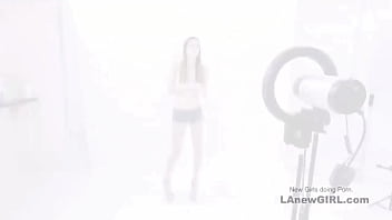 Striking Brunette Mode Seduced By The Producer thumbnail