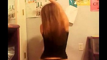 White girl with a big booty puts all the other girls to shame at a twerking