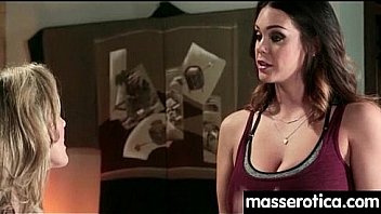 Sensual lesbian massage leads to orgasm 12