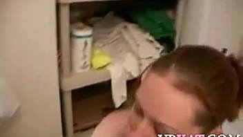 Lovely girl with pierced tongue is sucking her friend