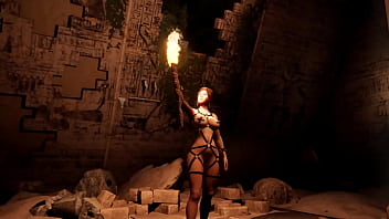 A huge rock hard cock suddenly filled lara croft's pussy to the brim hentai game 3d animation