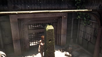 A huge rock hard cock suddenly filled lara croft's pussy to the brim hentai game 3d animation