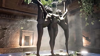 A huge rock hard cock suddenly filled lara croft's pussy to the brim hentai game 3d animation