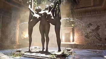 A huge rock hard cock suddenly filled lara croft's pussy to the brim hentai game 3d animation