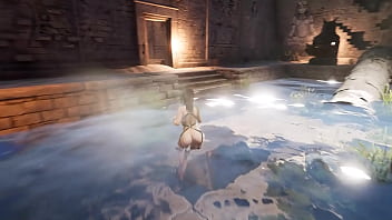 A huge rock hard cock suddenly filled lara croft's pussy to the brim hentai game 3d animation