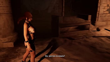 A huge rock hard cock suddenly filled lara croft's pussy to the brim hentai game 3d animation
