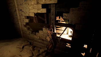 A huge rock hard cock suddenly filled lara croft's pussy to the brim hentai game 3d animation