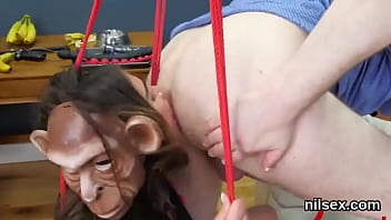 Crazy slut gets her fuckholes gaped and properly fucked