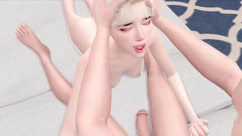 She thought her sweet pussy couldn't handle it but she was wrong