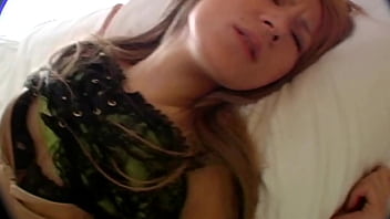 J girl hitomi offers big tits and a shaved pussy to american men