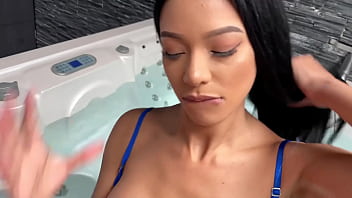 Hard anal creampie for a venezuelan big ass