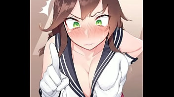Teitoku grabs noshiro's big boobs kancolle fleet collection