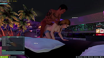 Comendo uma amiguinha na festinha