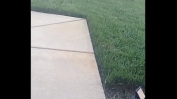 Ebony black booty voyeur