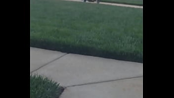 Ebony black booty voyeur