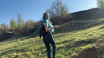 Street sex and cum in the pussy everyday life for russian students