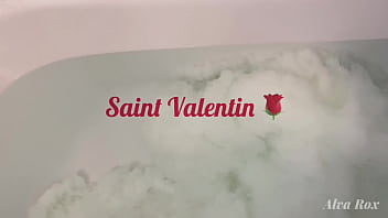 Vidéo saint valentin dans mon bain solo vaginal fiste anal et squirt dispo des