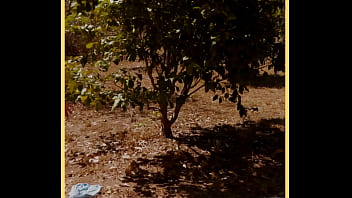 Milf heads outdoors for nude public yoga