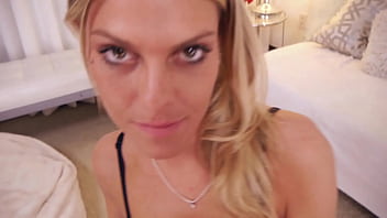 Stevie smith strokes a huge cock and swallows a cum load