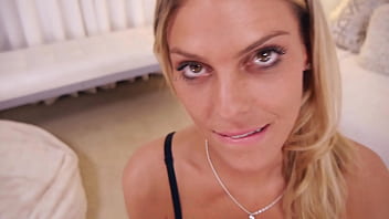 Stevie smith strokes a huge cock and swallows a cum load