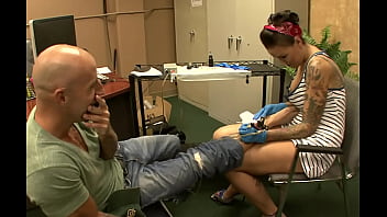 Emily parker loves beautiful tattoos and big hard cocks