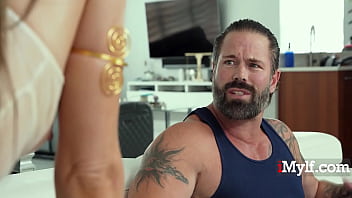 Oiled and fucked to his hearts desire muscular neglected husband gets his release