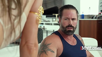 Oiled and fucked to his hearts desire muscular neglected husband gets his release