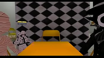 Meninos se divertem num bar