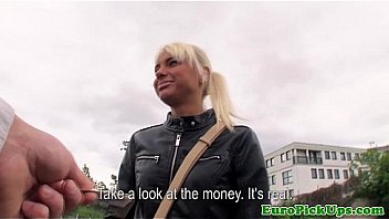 Publicsex euro jizzed on after sucking