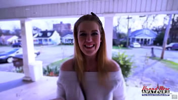 Big titted blonde cutie stacie gets her twat fingered and sucks a big cock