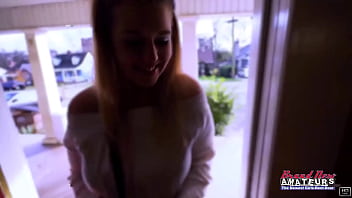 Big titted blonde cutie stacie gets her twat fingered and sucks a big cock